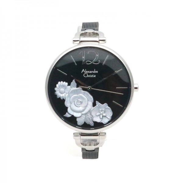 Alexandre Christie AC 2793 Silver Black LHBTBBA